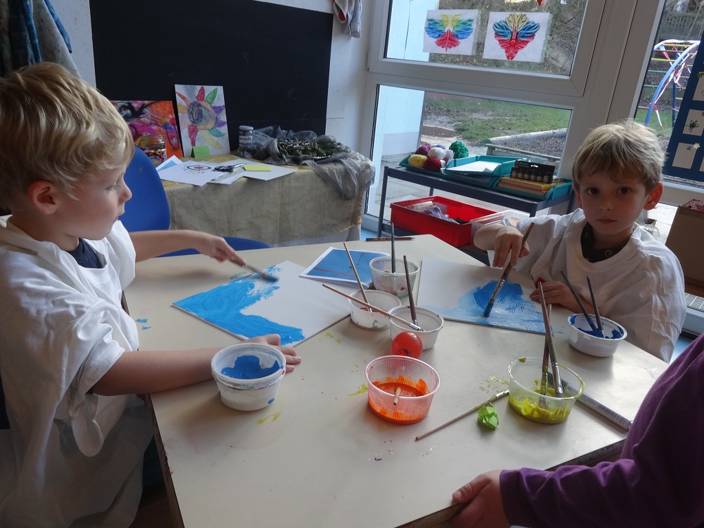 Kunst im Kindergarten – Vernissage für unseren Traum „Natur-Erlebnis